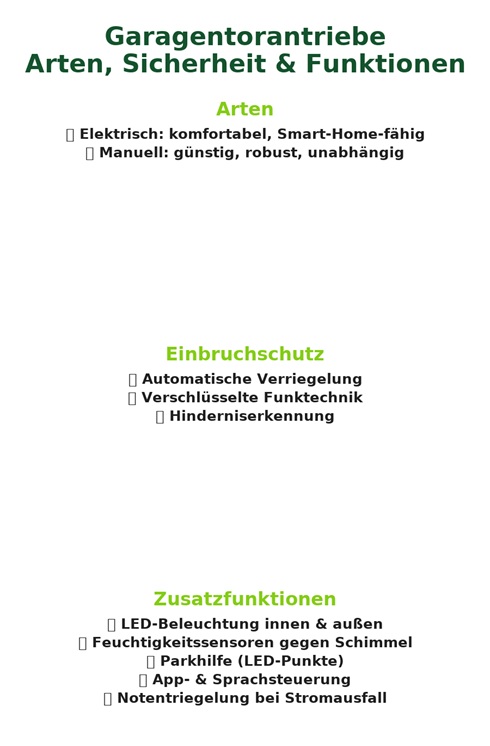 Garagentorantriebe Infografik