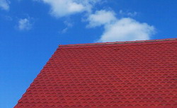 Dach mit Biberschwanzziegel